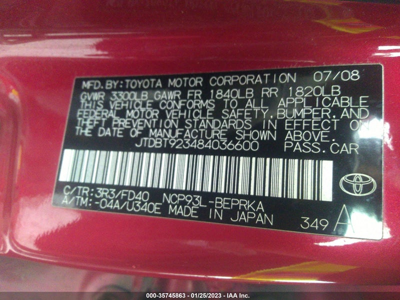 Toyota Yaris 2008г.