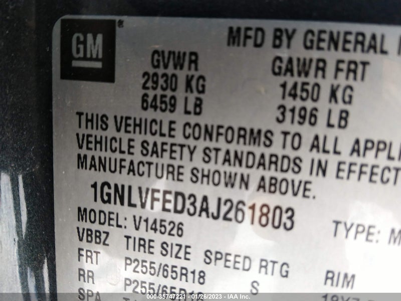 Chevrolet Traverse 2010г.