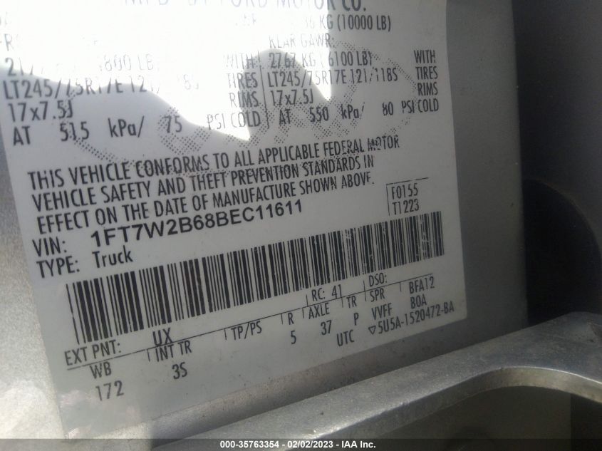 Ford F-250 SD 2011г.