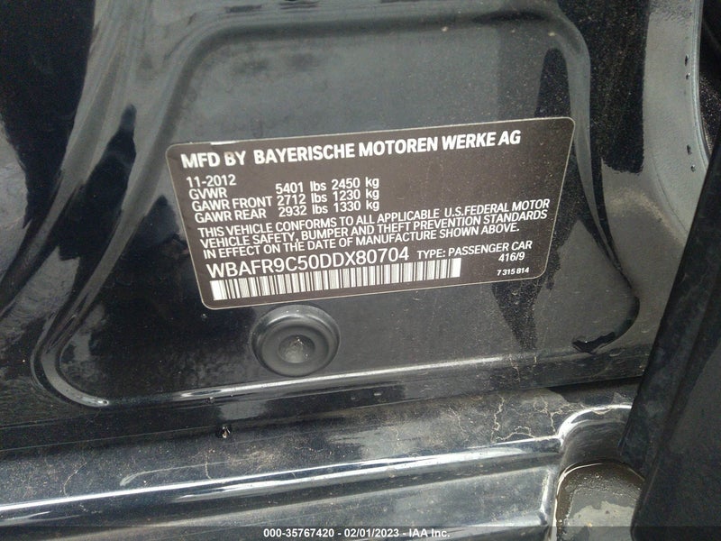 BMW 5 Series 2013г.