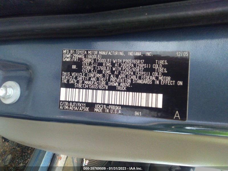 Toyota Tundra 2006г.