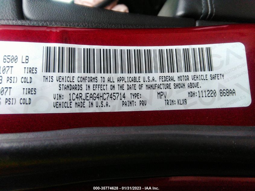 Jeep Grand Cherokee 2017г.