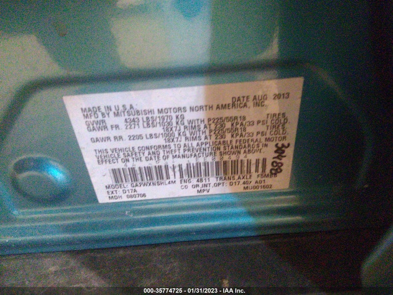 Mitsubishi Outlander 2014г.