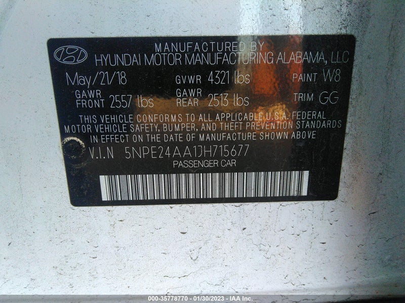 Hyundai Sonata 2018г.