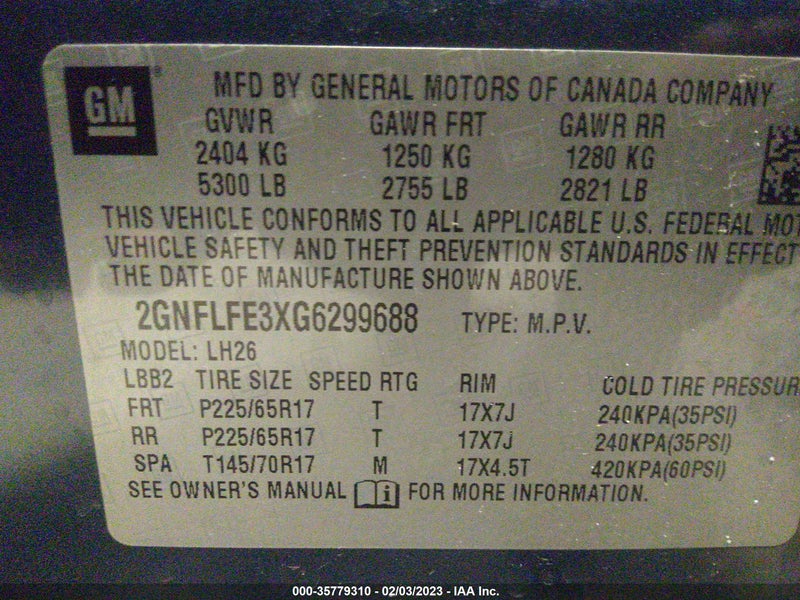 Chevrolet Equinox 2016г.