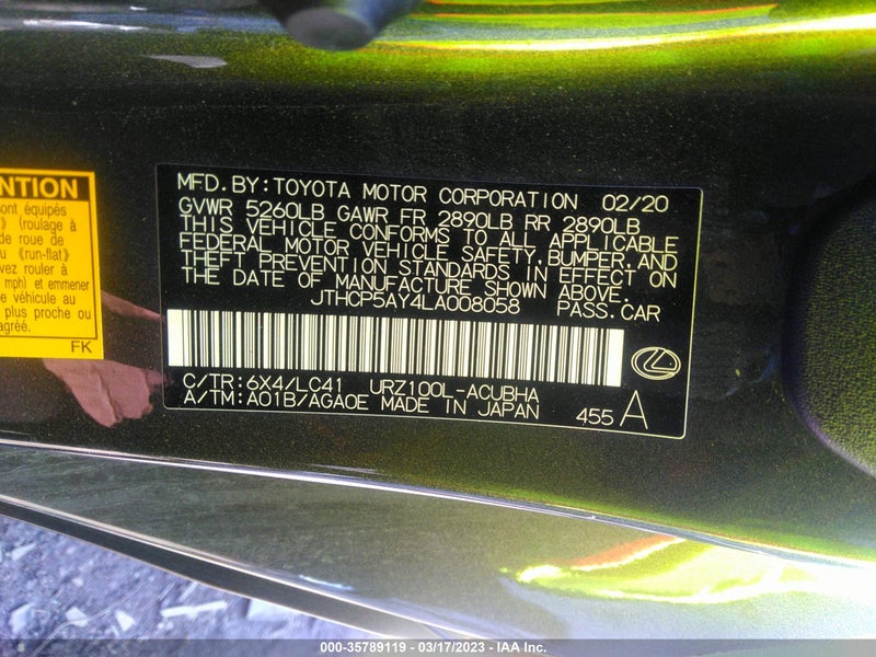 Lexus LC 500 2020г.