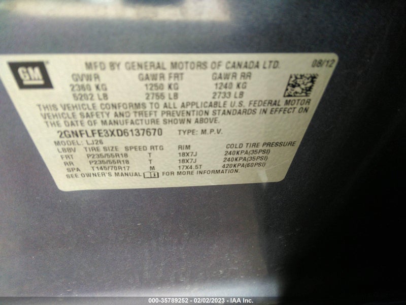 Chevrolet Equinox 2013г.