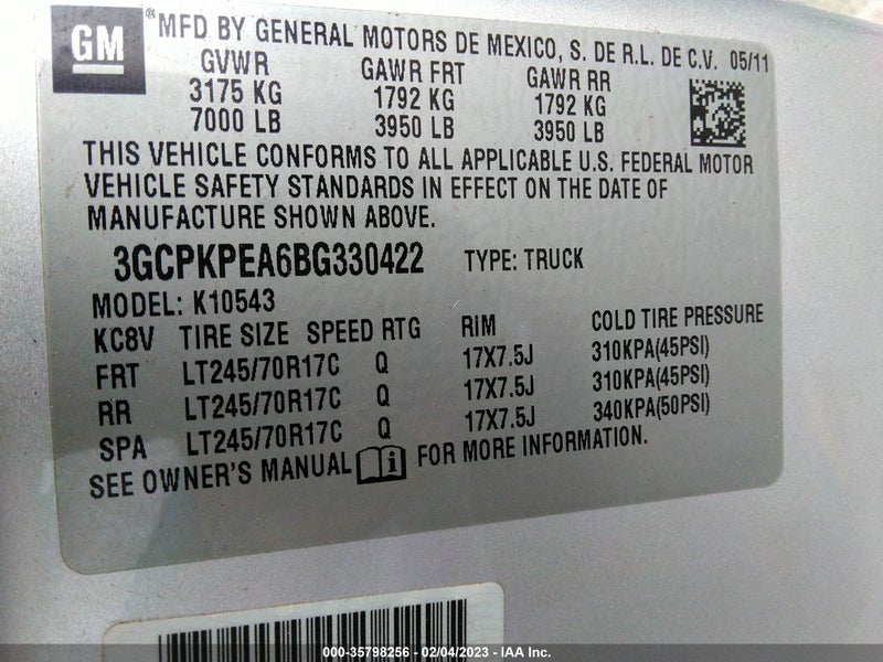 Chevrolet Silverado 1500 2011г.