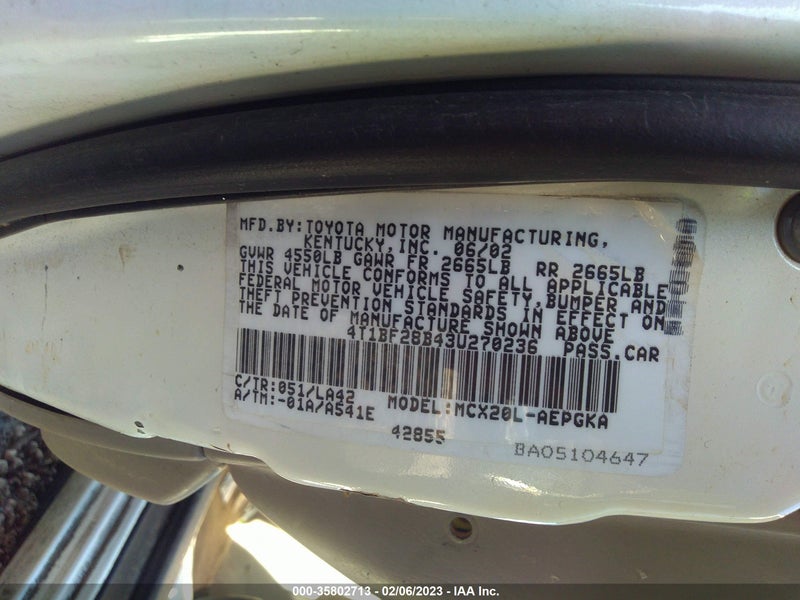 Toyota Avalon 2003г.