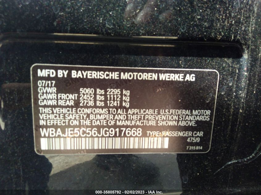 BMW 5 Series 2018г.