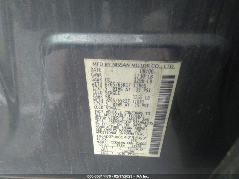 Nissan Frontier 2006г.