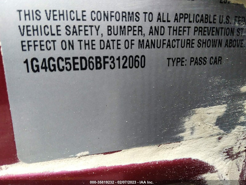 Buick LaCrosse 2011г.