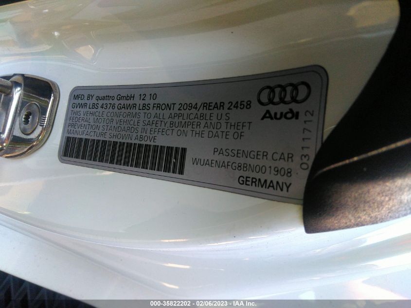 Audi R8 2011г.