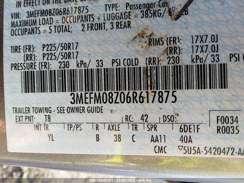 Mercury Milan 2006г.