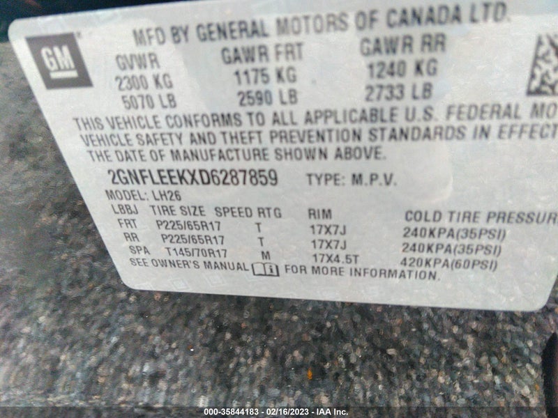 Chevrolet Equinox 2013г.