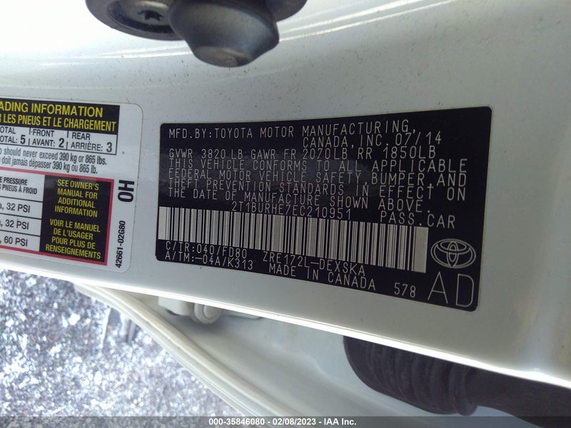 Toyota Corolla 2014г.