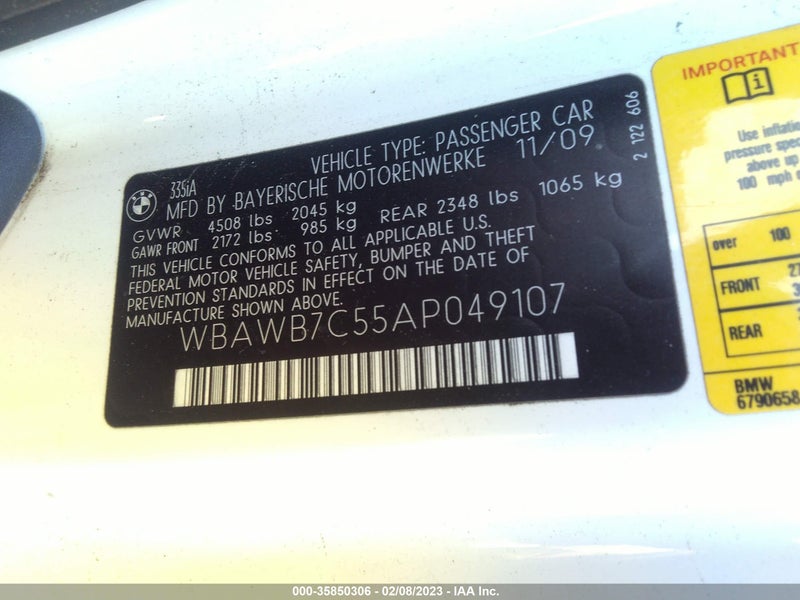 BMW 3 Series 2010г.