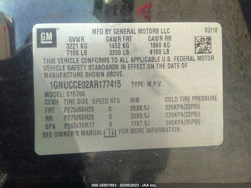 Chevrolet Tahoe 2010г.