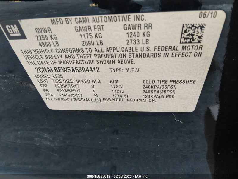 Chevrolet Equinox 2010г.