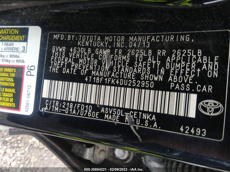 Toyota Camry 2013г.