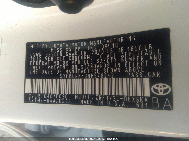 Toyota Corolla 2017г.