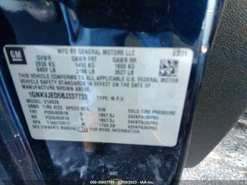 Chevrolet Traverse 2011г.