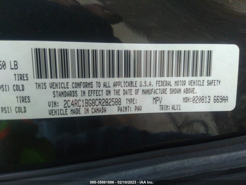 Chrysler Town & Country 2012г.