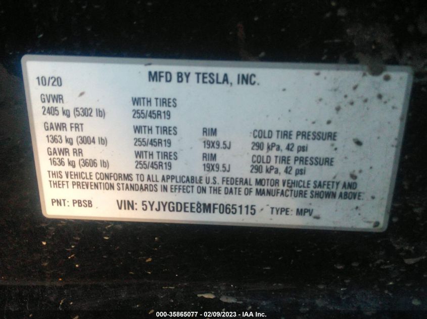 Tesla Model Y 2021г.