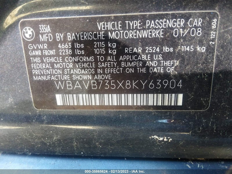 BMW 3 Series 2008г.