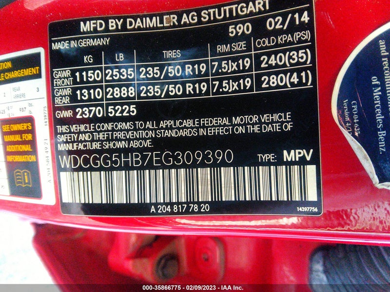 Mercedes-Benz GLK-Class 2014г.