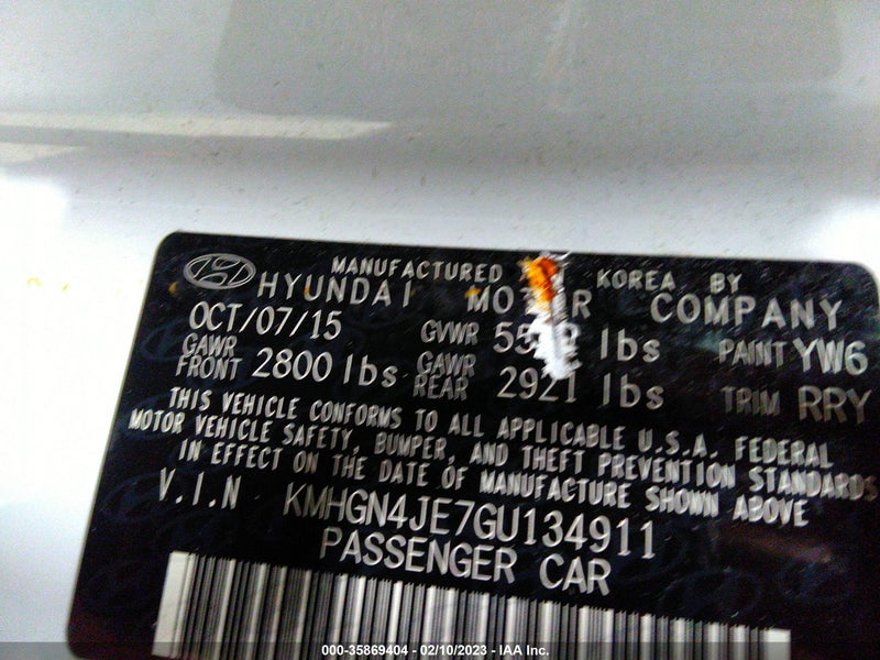 Hyundai Genesis 2016г.