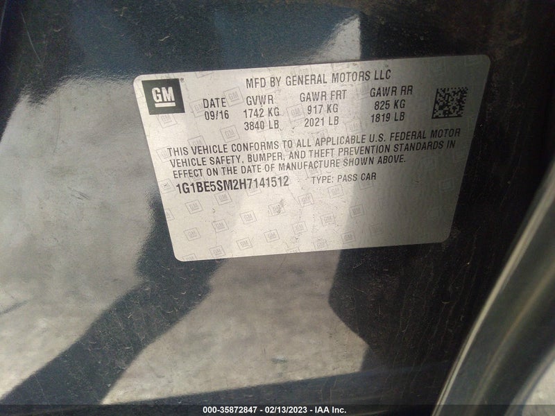 Chevrolet Cruze 2017г.