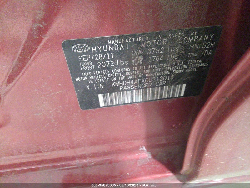 Hyundai Elantra 2012г.