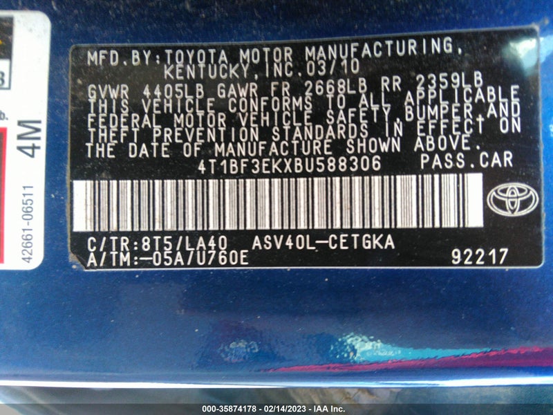 Toyota Camry 2011г.