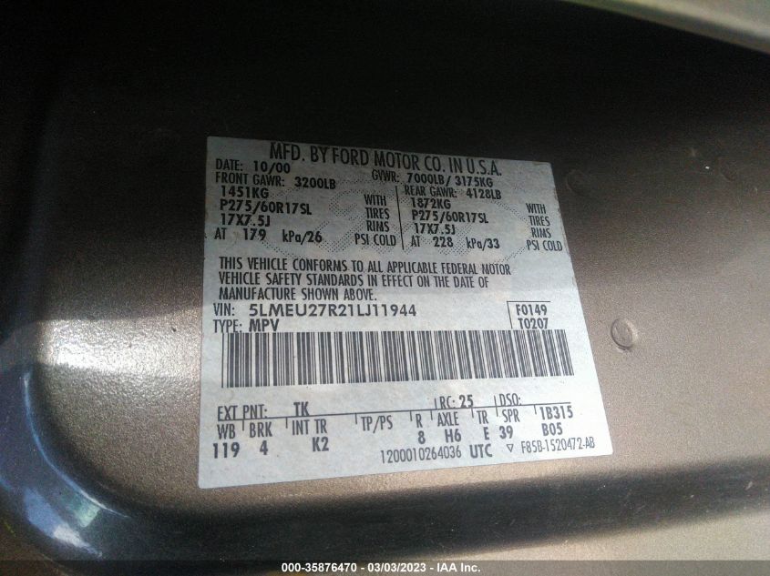 Lincoln Navigator 2001г.