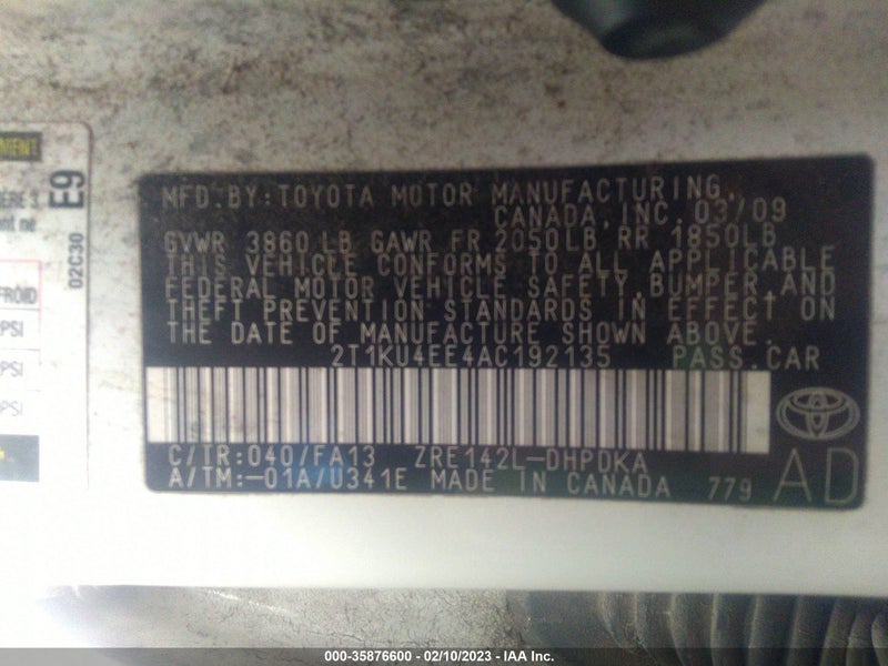 Toyota Matrix 2010г.