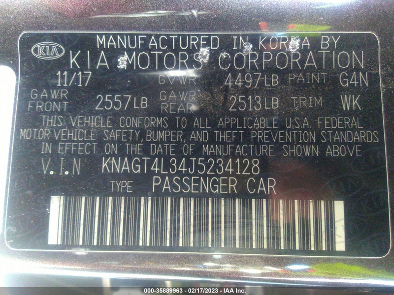 Kia Optima 2018г.