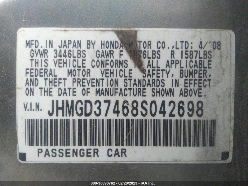 Honda Fit 2008г.