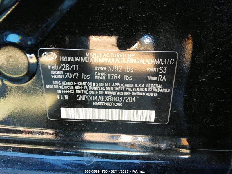 Hyundai Elantra 2011г.