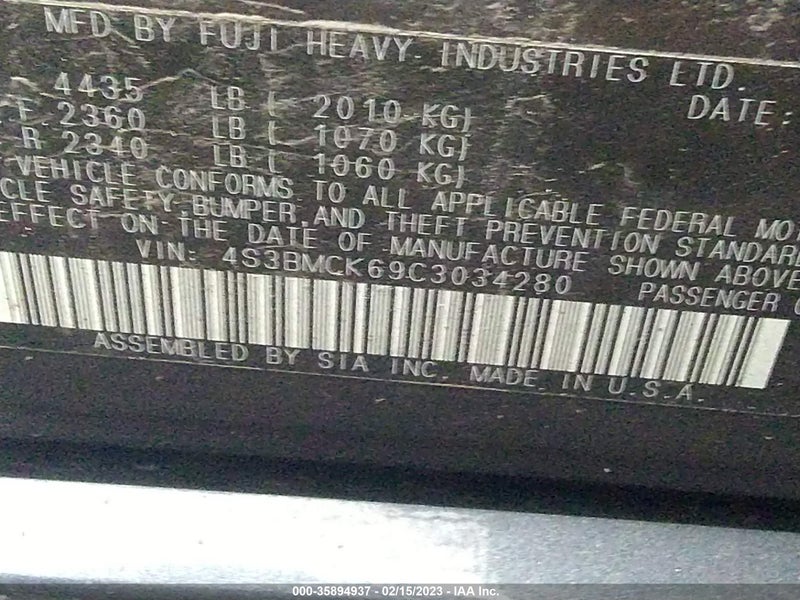 Subaru Legacy 2012г.