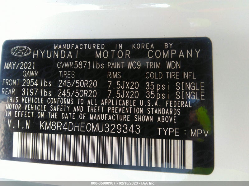 Hyundai Palisade 2021г.