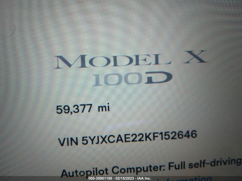 Tesla Model X 2019г.