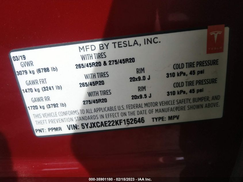 Tesla Model X 2019г.