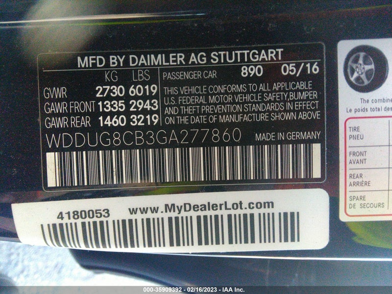 Mercedes-Benz S-Class 2016г.