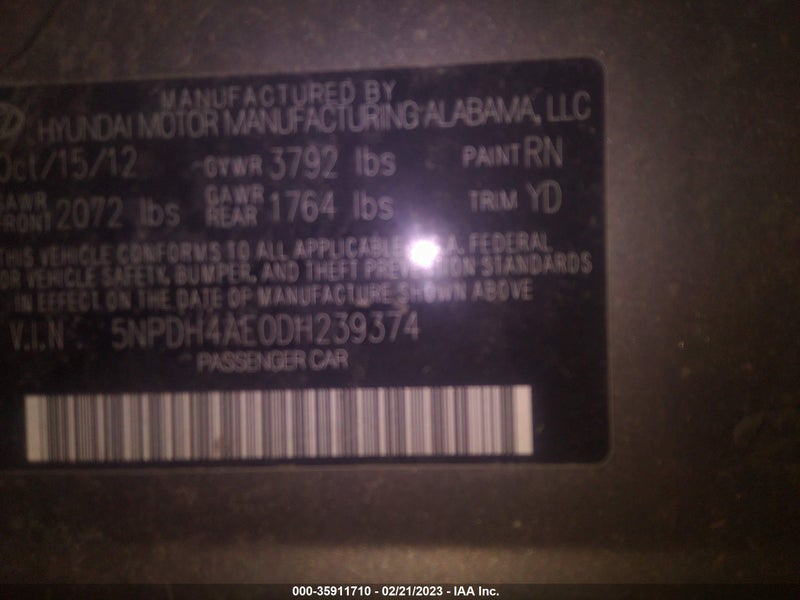 Hyundai Elantra 2013г.