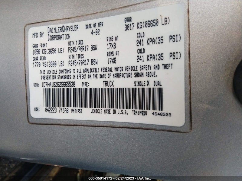 Dodge Ram 1500 2004г.