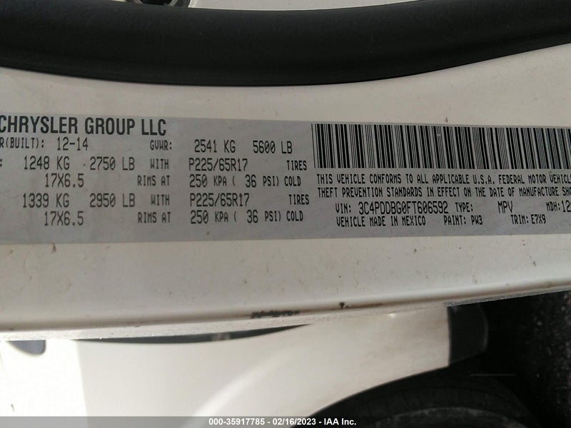 Dodge Journey 2015г.