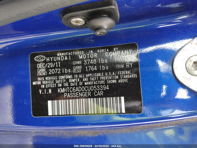 Hyundai Veloster 2012г.