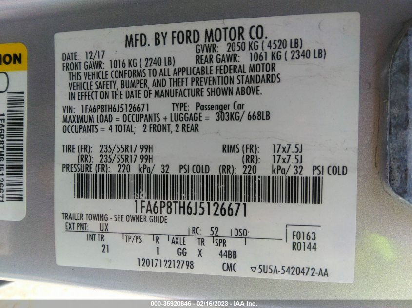 Ford Mustang 2018г.