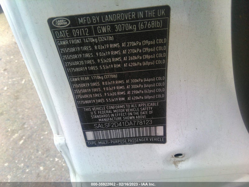 Land Rover Range Rover Sport 2013г.